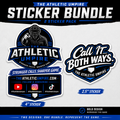 The Athletic Umpire Sticker Bundle – 2 Sticker Pack